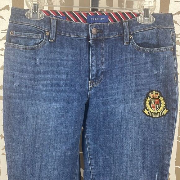 Talbots Girlfriend Jeans Griffin Wash sz 6 - Picture 3 of 13